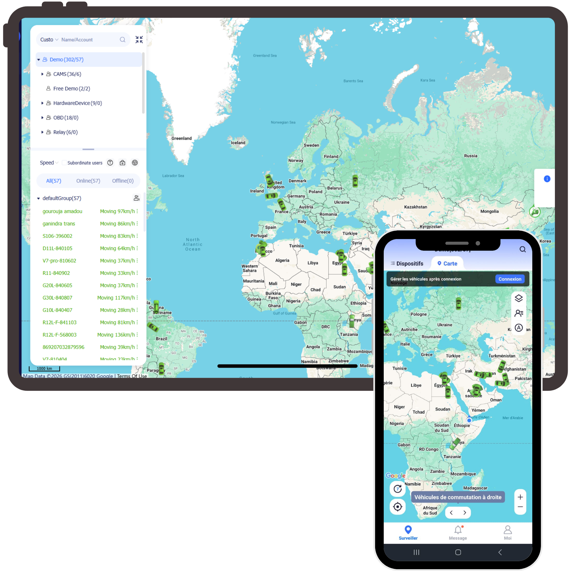 Dashboard Novustracker